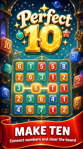 Perfect 10: Number Puzzle official game screen